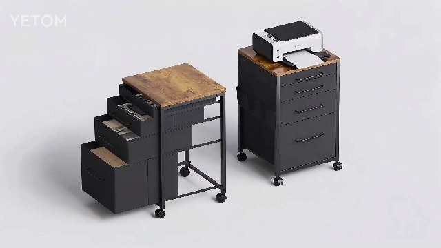 【新品】デスクワゴン　サイドデスク　サイドチェスト　袖机　脇机　キャビネット 楽天市場】【法人様限定】【日本製】プラス SH 脇机 サイド